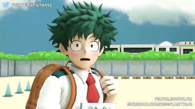 Watch Deku get teased by his hot teacher in Exploring the Curveball