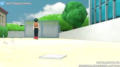 Watch Deku get teased by his hot teacher in Exploring the Curveball