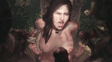 Introducing Yennefer and Nekker in a hot bukkake scene!