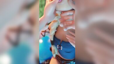 Watch Astrid take a massive blender knight cock down her throat in this hot porn video with sound!