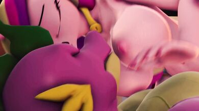 Spike and Cadance engage in an act of infidelity that will leave you breathless, [Hentype]