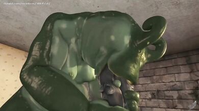 Cock vore by zillastudio