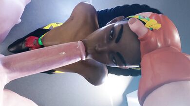 After an intense sparring session, Kimberly tends to Lukes wounded ego[RougeNine]