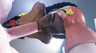 After an intense sparring session, Kimberly tends to Lukes wounded ego[RougeNine]