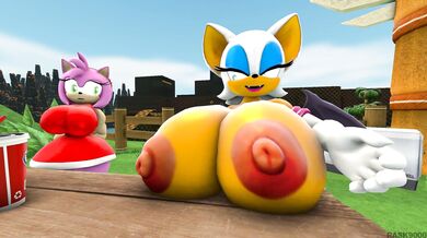 Rouges hot lips licking Amys pussy, while her fingers invade her ass