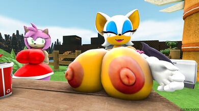 Rouges hot lips licking Amys pussy, while her fingers invade her ass