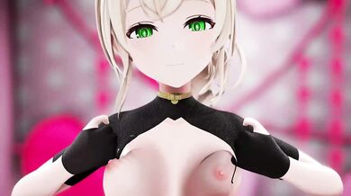 Bloodlusting Samurai Girl - Iroha Kazama Hentai Lap Dance Tap Love MMD 3D HoloLive Porn Video