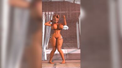 Pony Dylina dances the Toca Toca on her pink and purple unicorn horn