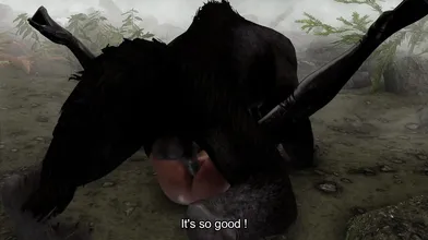 The Lustful Lizard (2B) Loses to the Big Bad Werewolf (BBW) [Lizard3469]