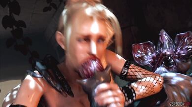 Rachel takes on Demogorgon in a fierce battle with scorching results!