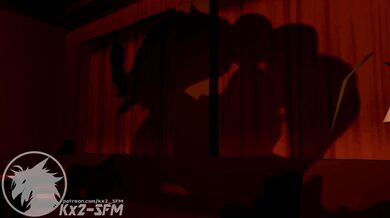 Zoro and Zera get up close and personal in an SFM PMV