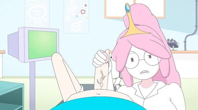 Watch as Bubblegum conducts a risky experiment with her unsuspecting assistant in this erotic hentai anime parody!
