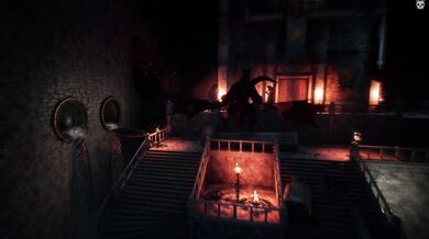 A sleepy princess battles the red team in a magical forest, while an elven archer watches on in lustful anticipation