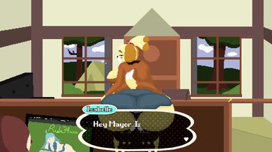 Hentai Babes: Isabelle Heat Leaves the Bathroom in a Steamy Scene