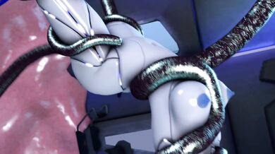 Watch the sexy Demi-Goddess, with her long, slender tentacles, fuck herself silly in this intense 4k porn scene!