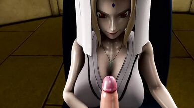 The Perverted Tale of the Miko and the Ninja: Tsunade Gives Naruto a Hand Job