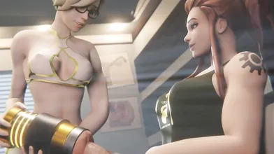 Mercy had to look deep inside the storage room to find a fleshlight big enough - Dreamrider