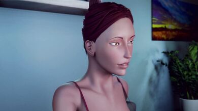 In the late hours of the night, Laurene finds herself alone with her computer and a burning desire to indulge in some steamy 3D porn