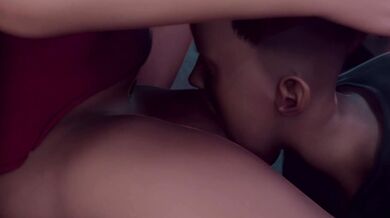 In the late hours of the night, Laurene finds herself alone with her computer and a burning desire to indulge in some steamy 3D porn