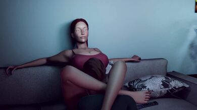 In the late hours of the night, Laurene finds herself alone with her computer and a burning desire to indulge in some steamy 3D porn