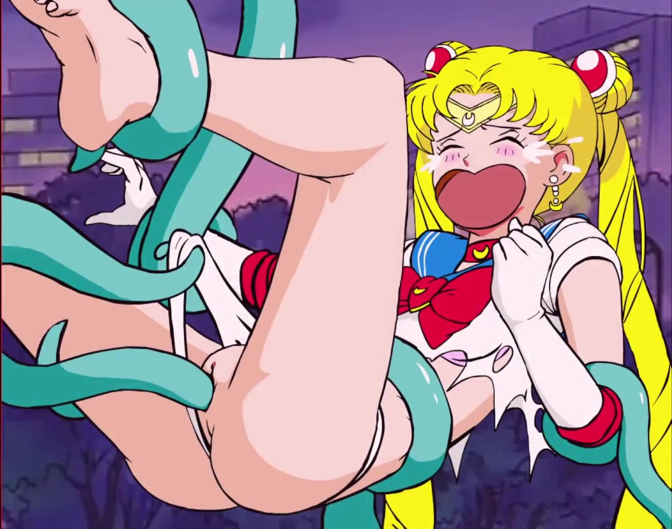 Sailor moon vs tentacles.
