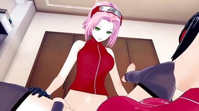 Futa Sakura Fucks Sarada [MopenDo]