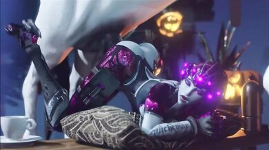 The Lonely Widowmaker Gets Mounted by a Stallion