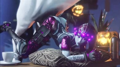 The Lonely Widowmaker Gets Mounted by a Stallion