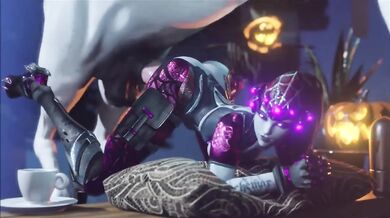 The Lonely Widowmaker Gets Mounted by a Stallion