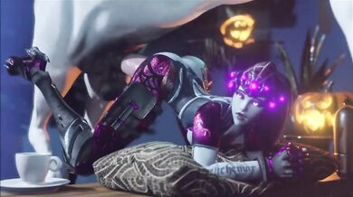 The Lonely Widowmaker Gets Mounted by a Stallion