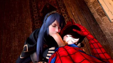 The Ultimate Lesbian Quadruple Penetration with Spider-Man