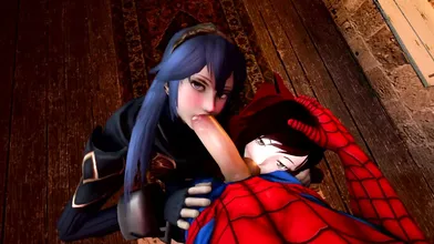 The Ultimate Lesbian Quadruple Penetration with Spider-Man