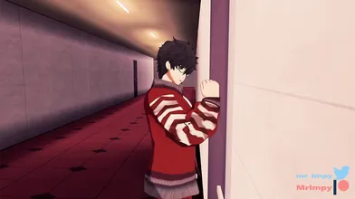 Kasumis Love Hotel Adventure - Joker Gets Caught in the Act [Hentai Porn]