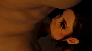 Helen Park takes a stroll through the park, but soon finds herself in for an intense face-fucking session!