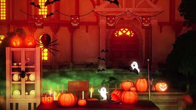 White-Haired V-Tuber Usada Pekora (WHITE) in Halloween Fetish ( 11/2024)