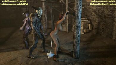 Monster Mash-up - Lisa Hamilton gets taken by a group of horny creatures