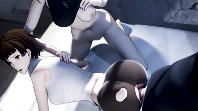 A Naughty Christmas Night with Makoto and Sae: An Amateur Throwaway Porn Video