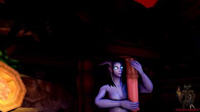 The Heavy MILKers: A Tauren and a Draeneis Sensual Ritual at the Spa