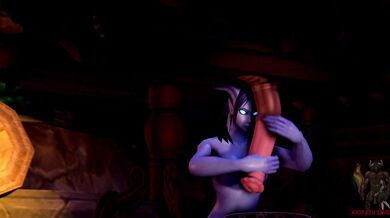 The Heavy MILKers: A Tauren and a Draeneis Sensual Ritual at the Spa