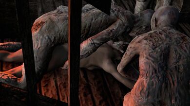 Watch Ellie get ambushed in the forest by sexy beasts from Vgamesry studio!