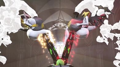 Female Arceus and Gratina VS Mudkips HYPER penis!