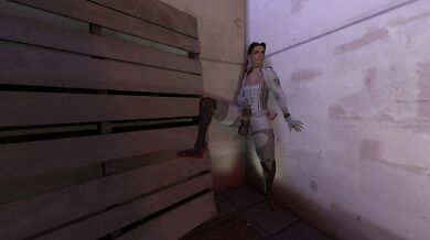 The Futa Lobo strolls down the dark alleyway with a sly grin on her face, ready to pounce on any unsuspecting prey that crosses her path