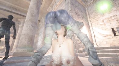 This is the first episode of a series called Beast in the Sun In this scene, a mummy comes to life and seduces a young woman on a sunny beach