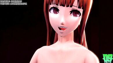 Haru and Futaba Blacked at Leblanc