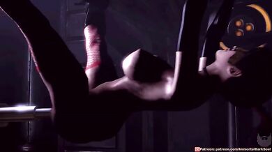 Supersized Breasts in Space: Momijis Day 3 Abduction by Immortal Dark SFM Creatures!