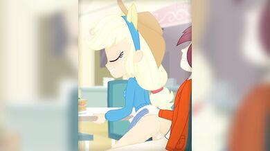 Pony Applejack Gets Fucked By Her Teacher During School Hours