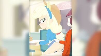 Pony Applejack Gets Fucked By Her Teacher During School Hours