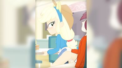 Pony Applejack Gets Fucked By Her Teacher During School Hours