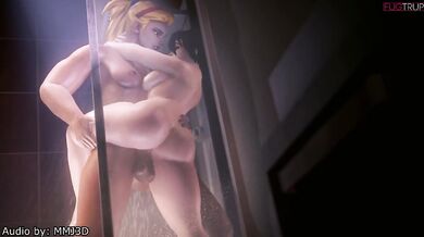 The Ultimate Combo: Futanari Zarya and Mei Get Down and Dirty