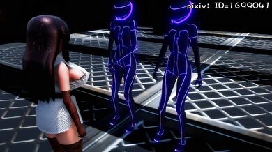 The Mass Production Soldier and the Frog Fairy have a fierce battle in this hentai porn video